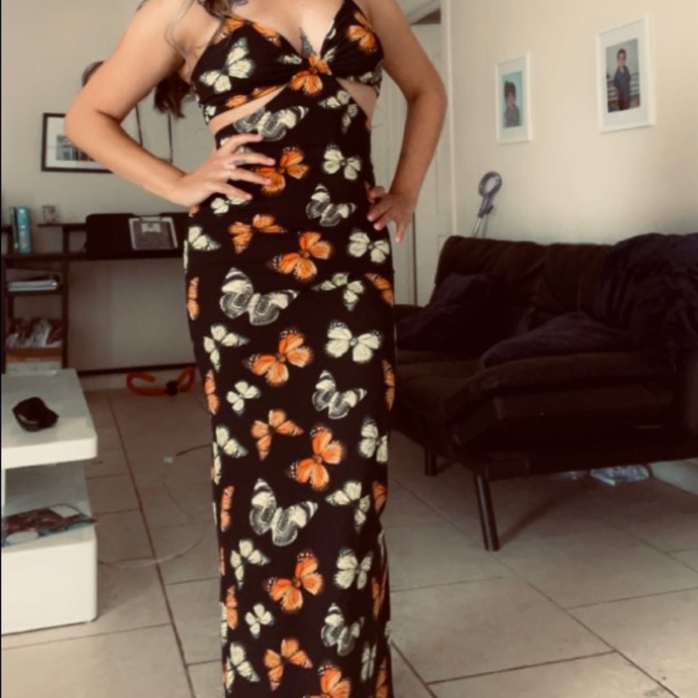 Butterfly Cut-Out Dress